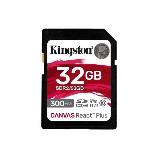 Kingston SDR2-32GB Canvas React Plus Hafıza Kartı