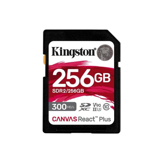 Kingston SDR2-256GB Canvas React Plus Hafıza Kartı