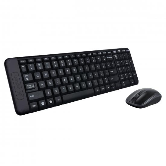 Logitech MK220 Türkçe Kablosuz Q Klavye mouse Set