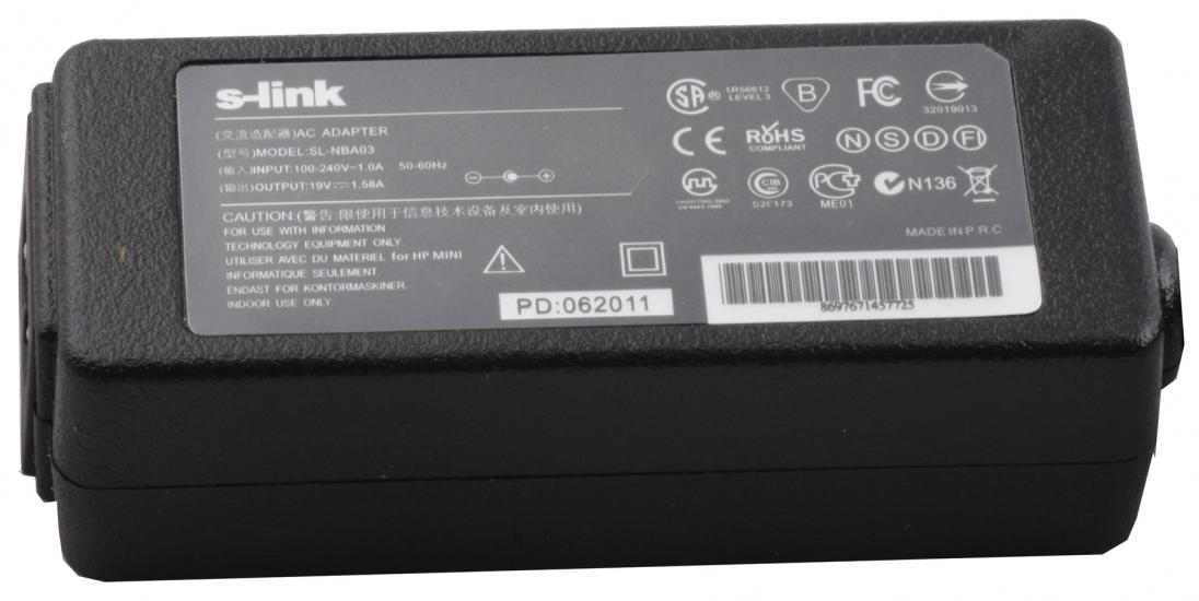 S-link SL-NBA03 30w 19v 1.58A Notebook Adaptör