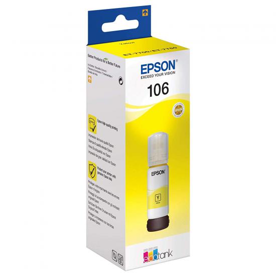 Epson T00R440 106 Yellow Sarı Şişe Mürekkep