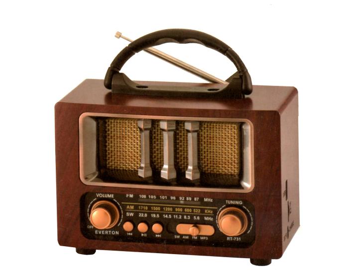 Everton Rt-731 Usb Şarjlı Nostaljik Radyo