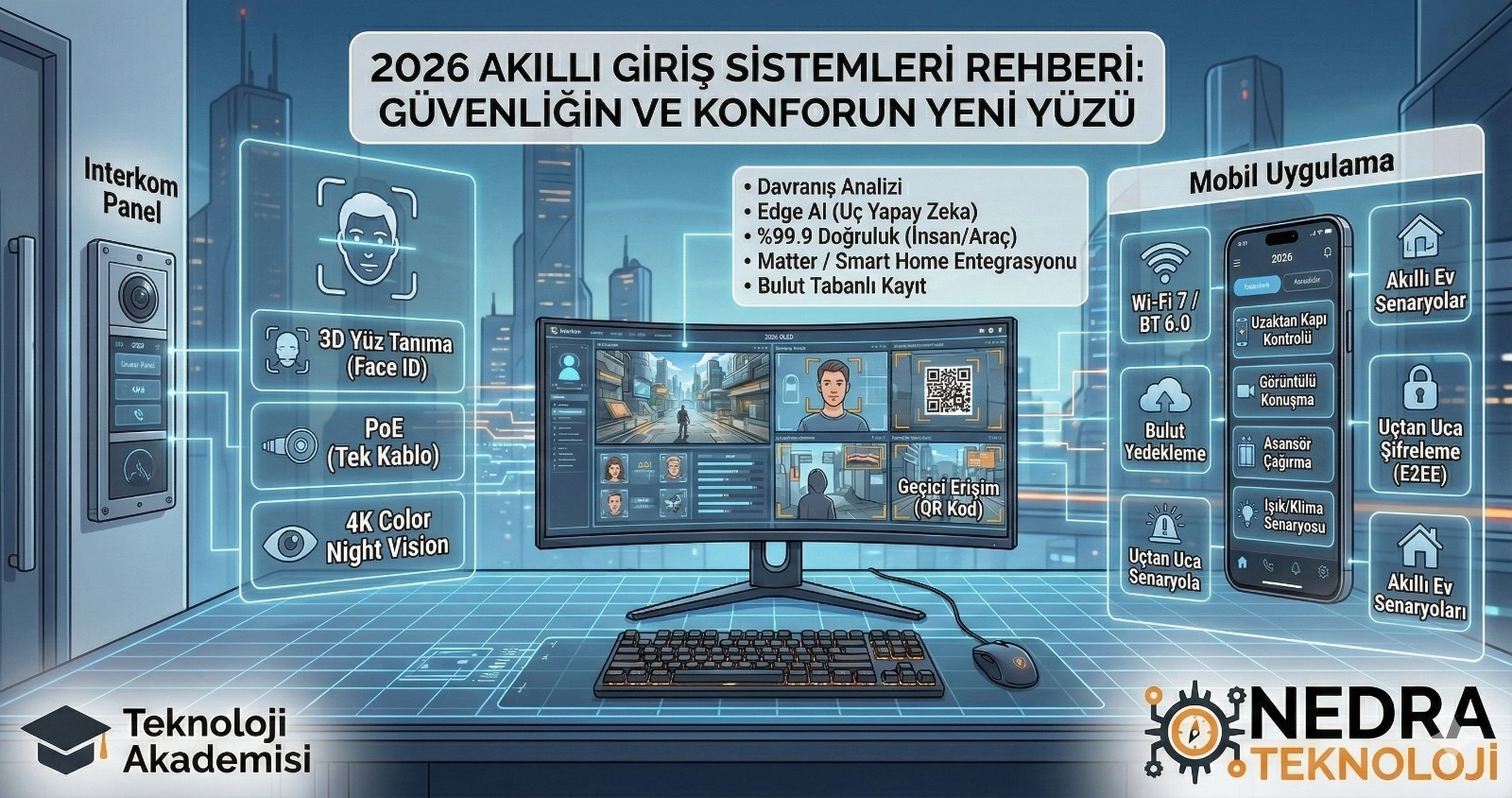 2026 Akıllı Giriş Sistemleri Rehberi: Güvenliğin ve Konforun Yeni Yüzü 