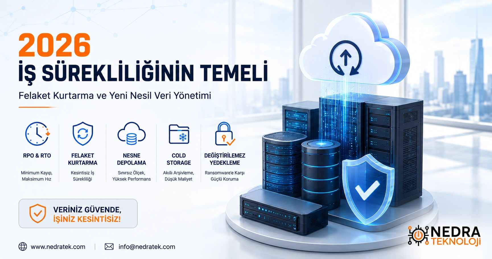 2026’da İş Sürekliliğinin Temeli: Felaket Kurtarma ve Yeni Nesil Veri Yönetimi 2026’da İş Sürekliliğinin Temeli: Felaket Kurtarma ve Yeni Nesil Veri Yönetimi