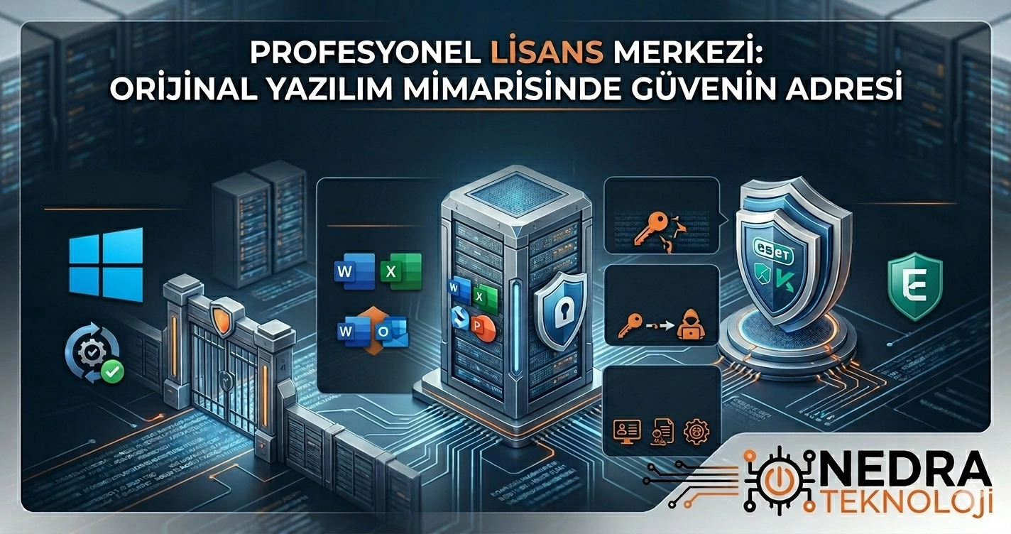 Profesyonel Lisans Merkezi: Orijinal Yazılım Mimarisinde Güvenin Adresi 