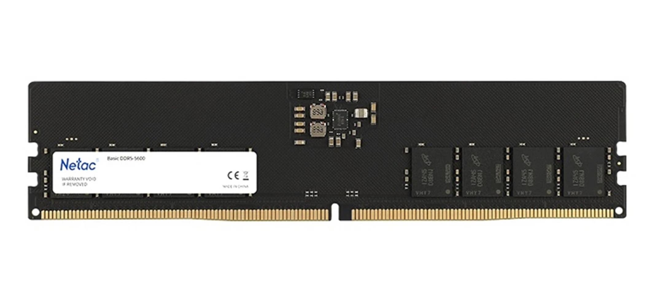Netac NTBSD5P56SP-16 16 Gb Ddr5 5600Mhz CL46 Masaüstü Bellek