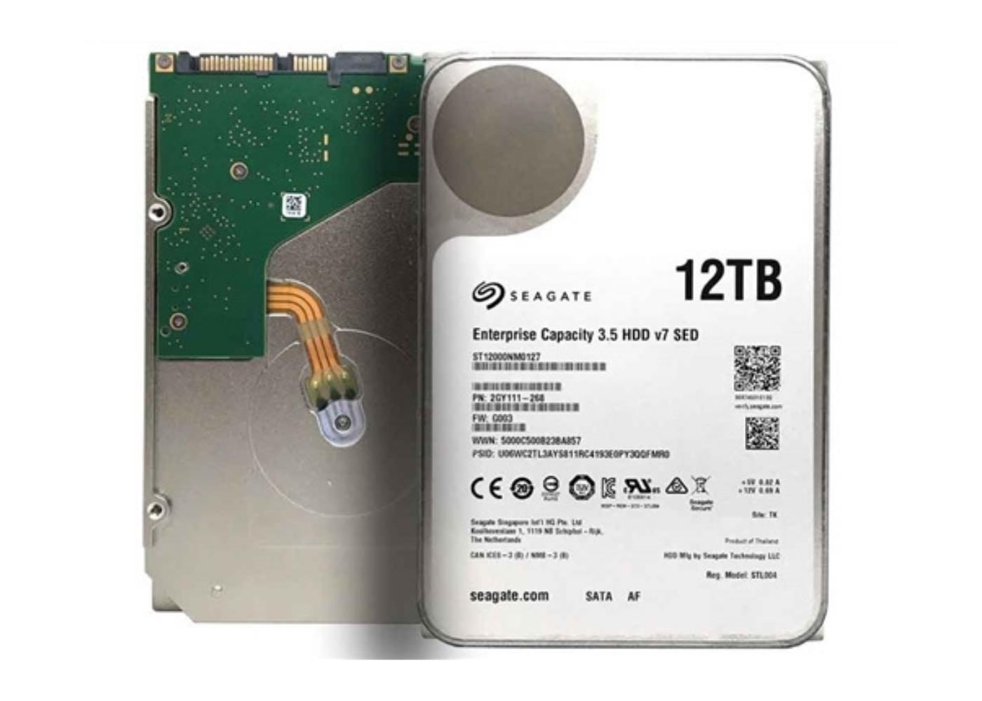 Seagate 12 TB ST12000NM0127 SkyHawk 3.5’’ 7200Rpm 256Mb Sata 3 7-24 Harddisk