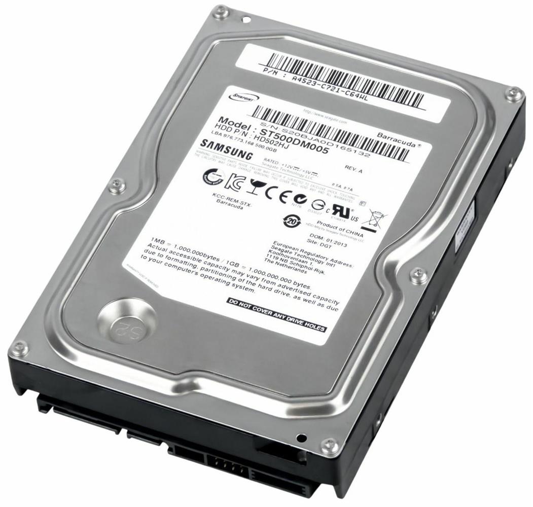 Seagate 500 GB ST500DM005 BarraCuda SATA 3.0 7200 RPM 3.5’’ Harddisk