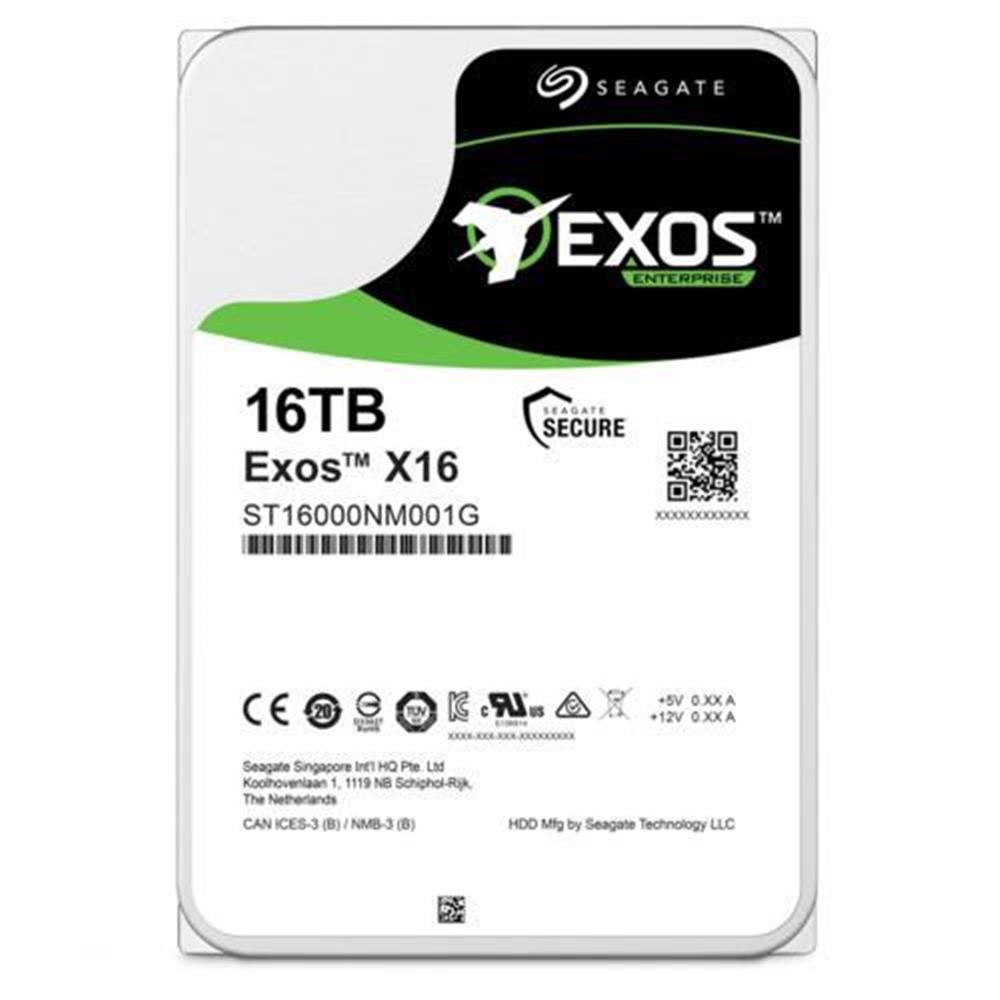 Seagate ST16000NM000J 16 Tb Exos 3.5’’ 256Mb 7200Rpm Sata3 Nas Sabit Disk