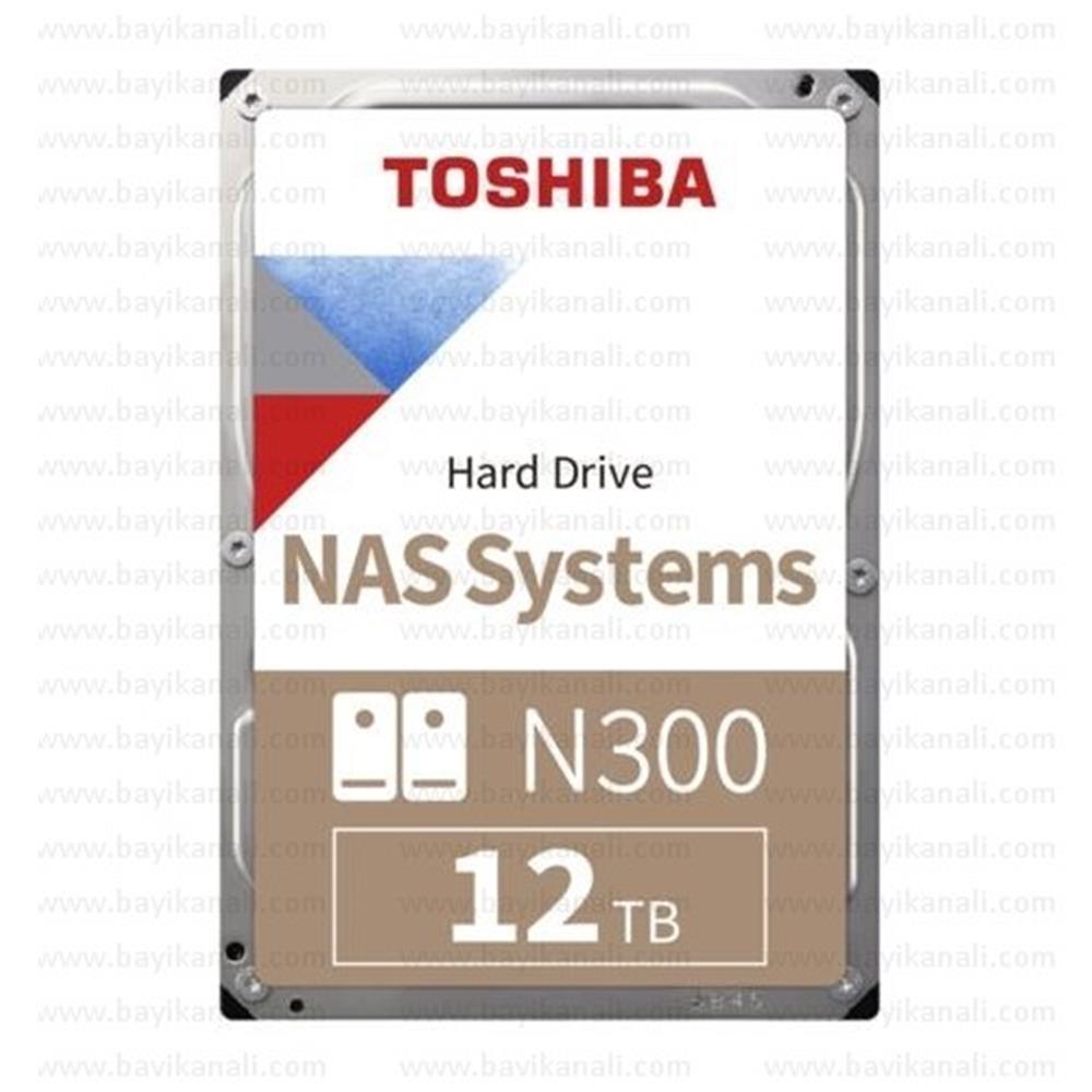 Toshiba 12 TB N300 7200RPM 512MB Cache Sata 3 HDWG51CUZSVA NAS Disk