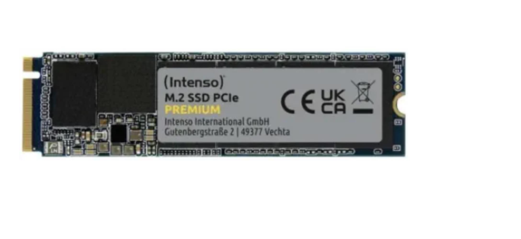 Intenso 500Gb Premium Gen.3x4 Nvme 1.3 Ssd 2100Mb-1700Mb-s Ssd Harddisk