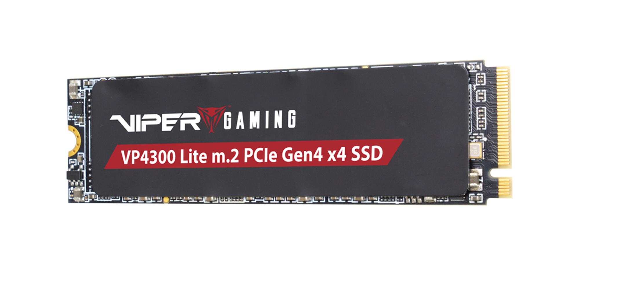Patriot 1TB Viper VP4300 Lite 1TB 7400-6400MB-s Gen4 x4 NVMe M.2 Ssd Disk (VP4300L1TBM28H)
