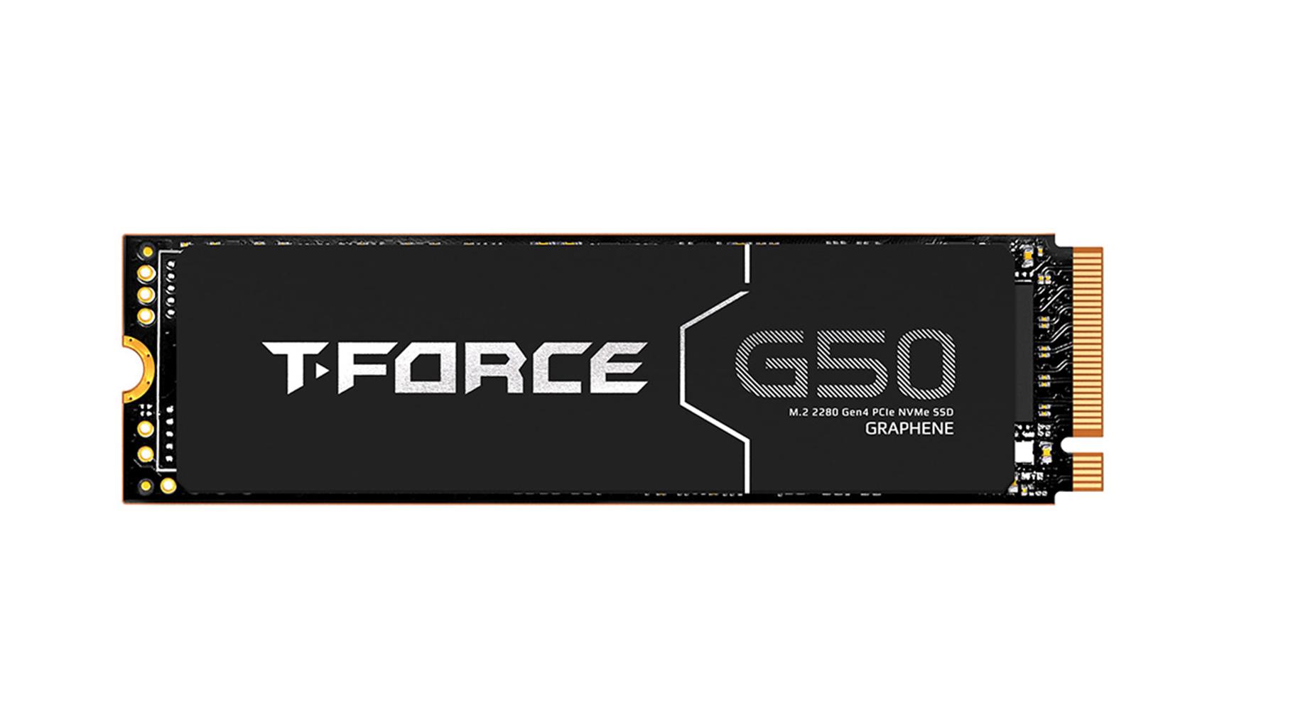 Team 512GB Team T-Force G50 5000-2500Mb-s Nvme Pcle Gen4x4 M.2 Ssd Disk (TM8FFE512G0C129)