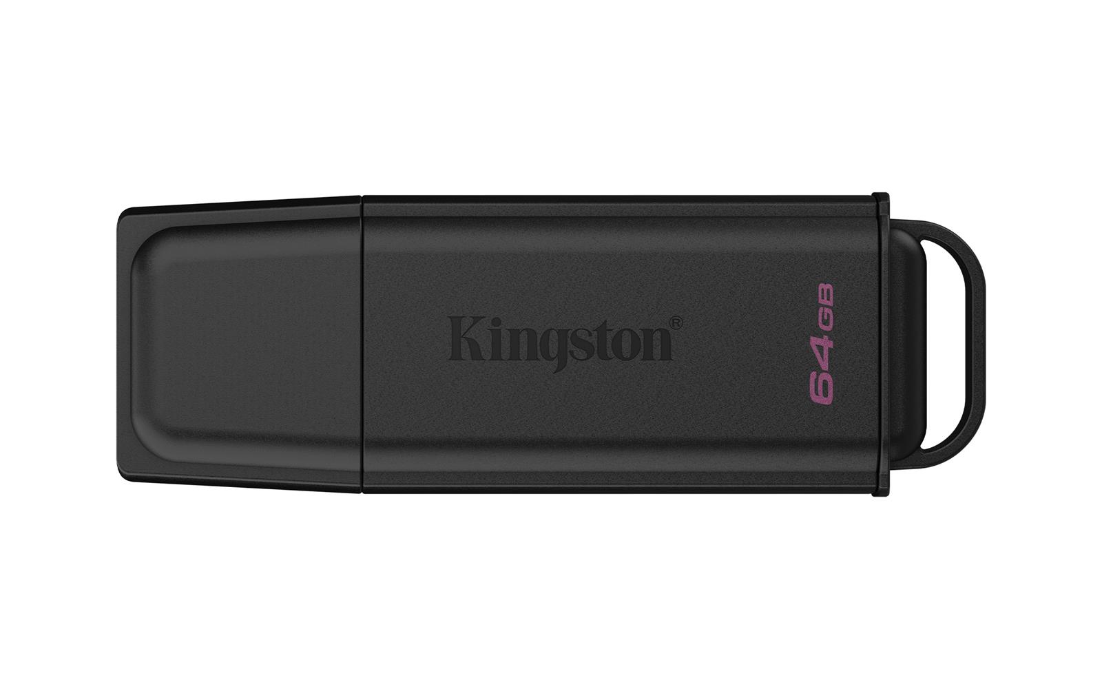 Kingston DTXG2-64GB 64 GB Portable USB 3.2 Gen 1 DataTraveler Exodia Black Flash Bellek