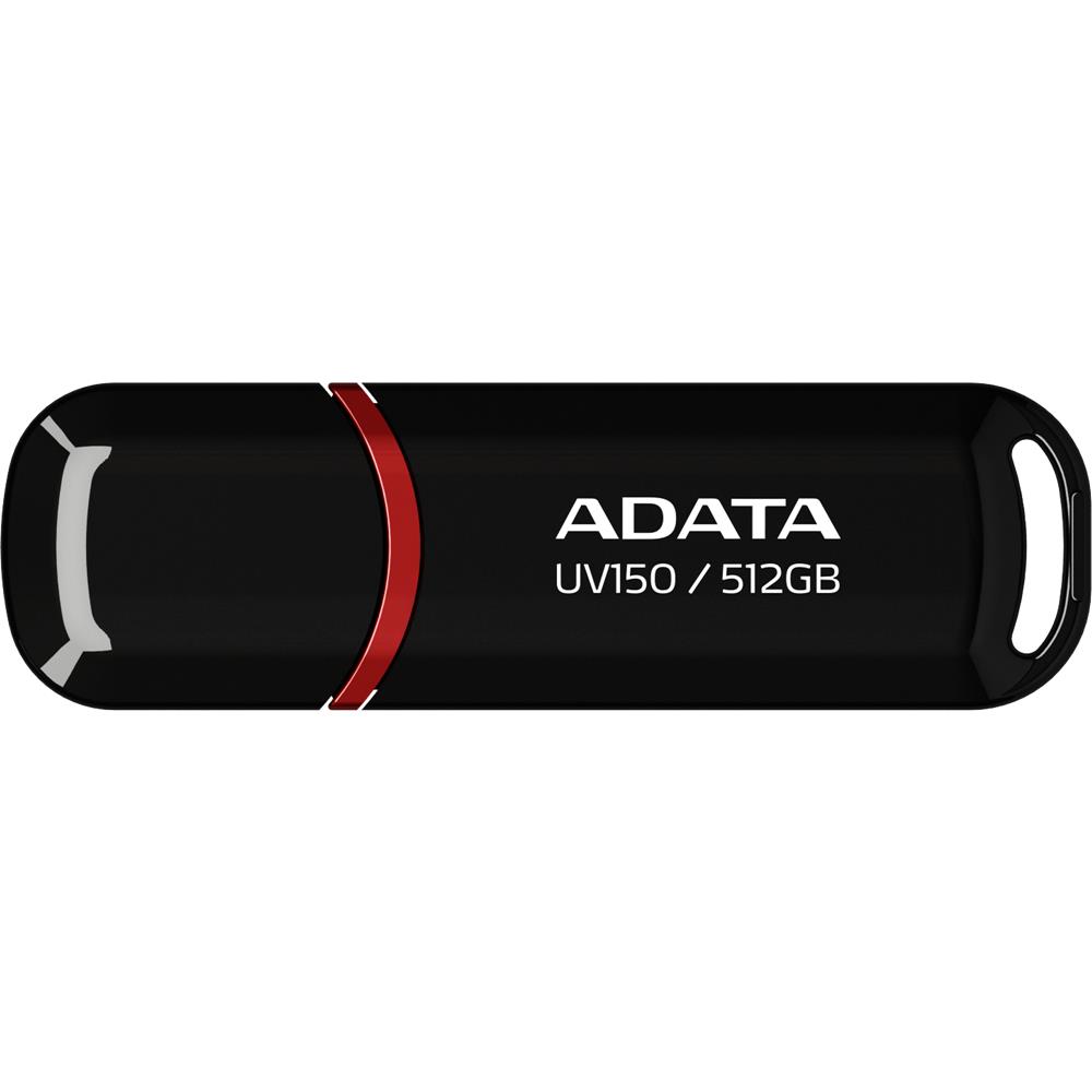 Adata UV150-512GB USB 3.2 Gen1 Black Flash Bellek