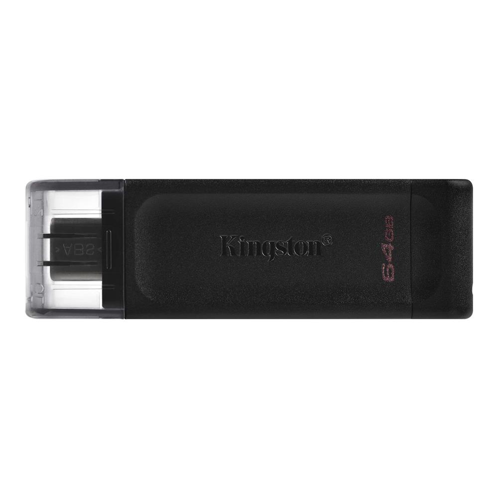 Kingston DT70 64 GB USB-C 3.2 Gen 1 Type-C Flash Bellek