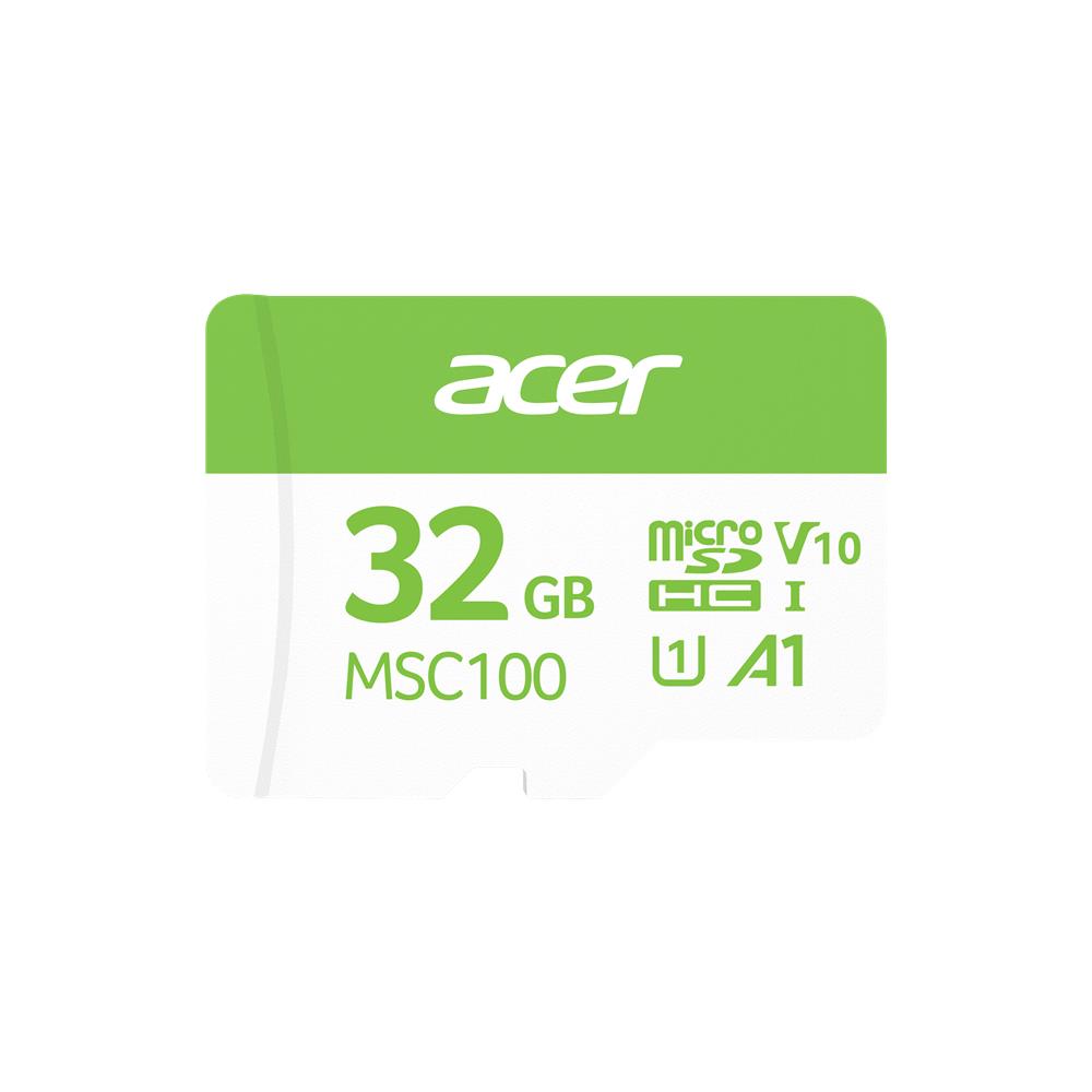 Acer MSC100 32 GB microSD U1 V10 A1 Aksiyon Kamera & Güvenlik Kamerası Uyumlu