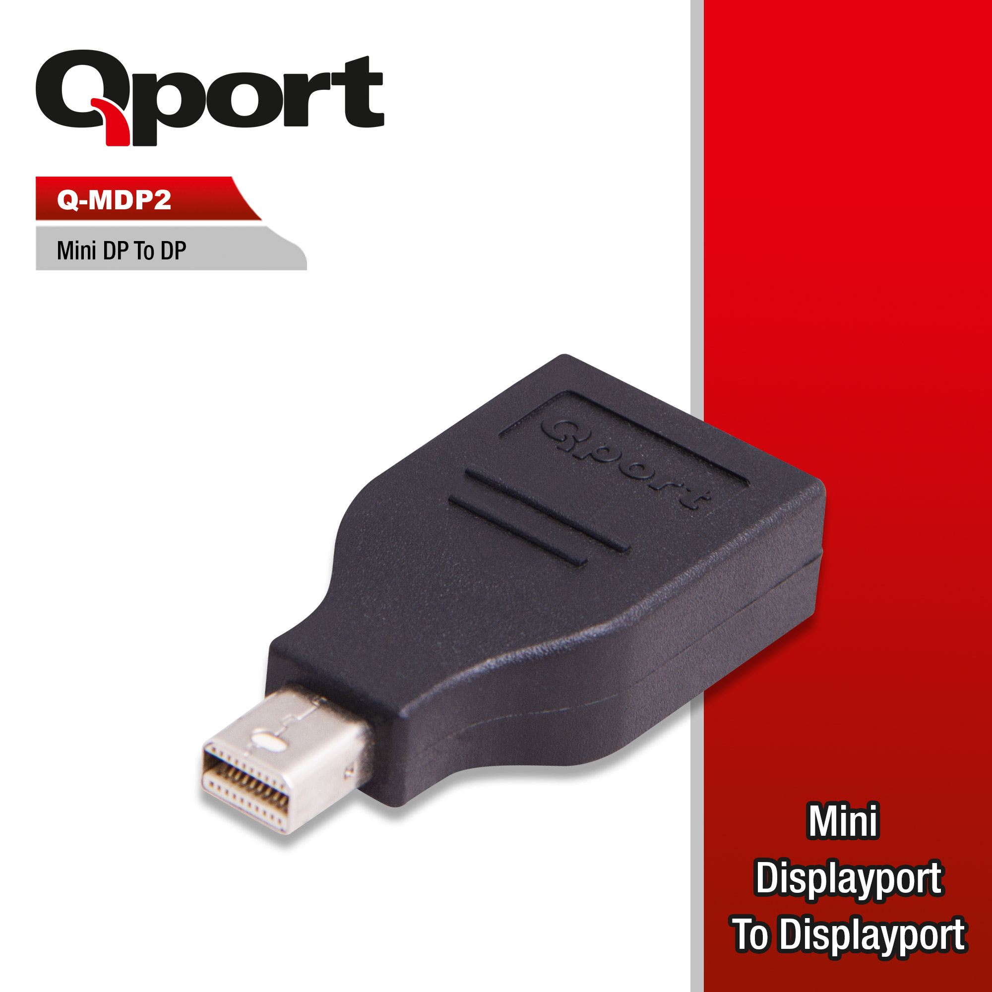 Qport Q-MDP2 Display to Mini Display Port Çevi̇ri̇ci̇