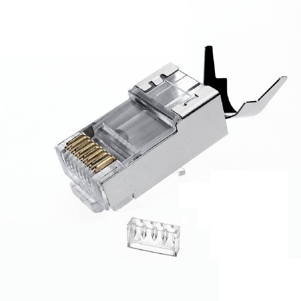 Qport Q-J710M CAT7/CAT6A Metal&Ayraçlı RJ45 Konnektör 10’Lu