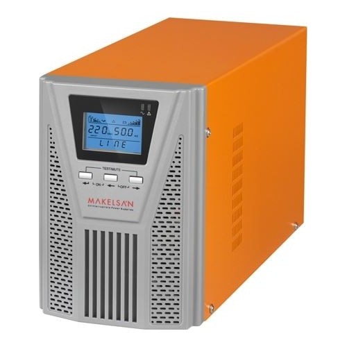 Makelsan Powerpack SE 1 Kva 5-10Dk 2x12V/7Ah 1F/1F Onli̇ne Ups MU01000N11EAV04