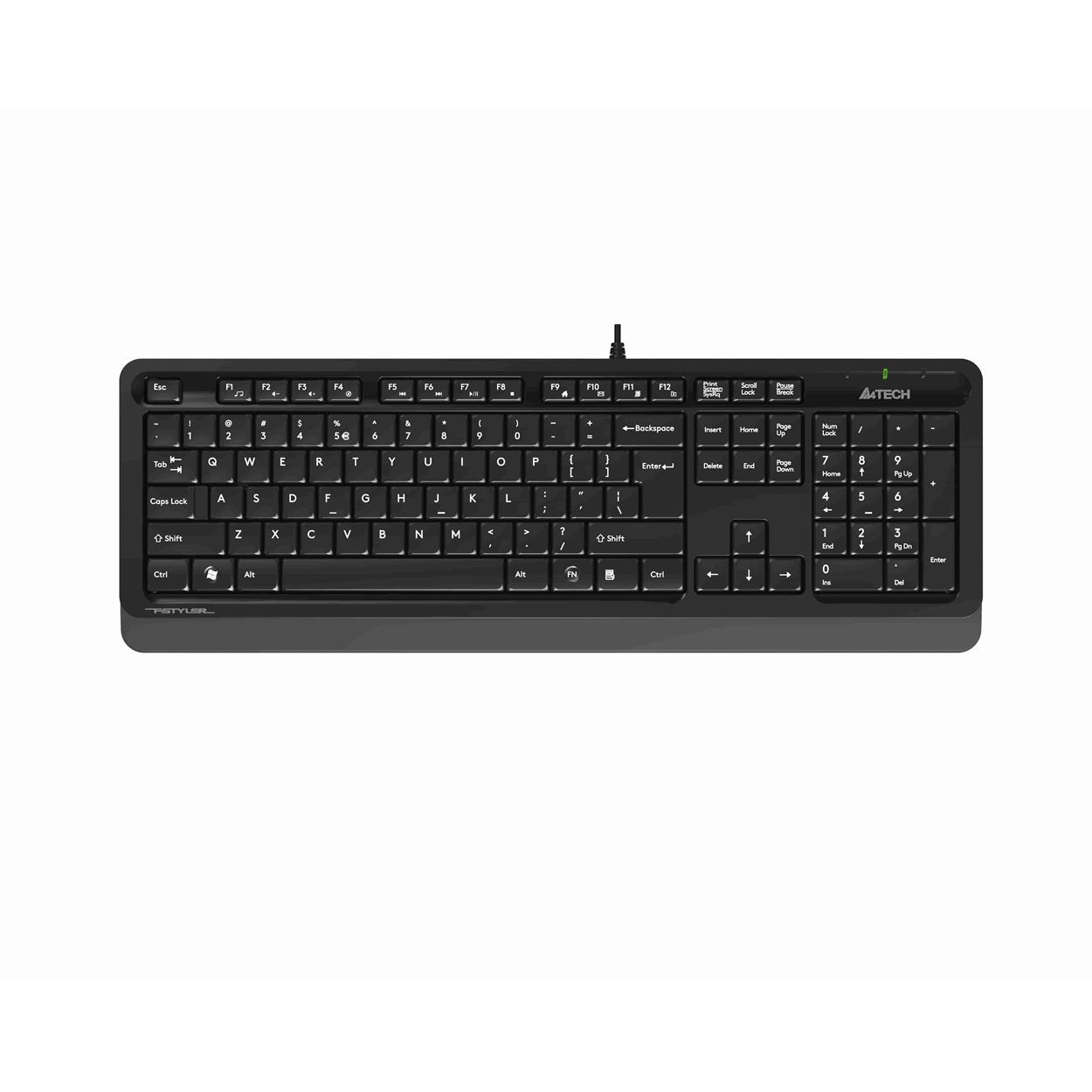 A4 Tech FK10 Tr Usb Multi̇medya Gri̇ Q Klavye