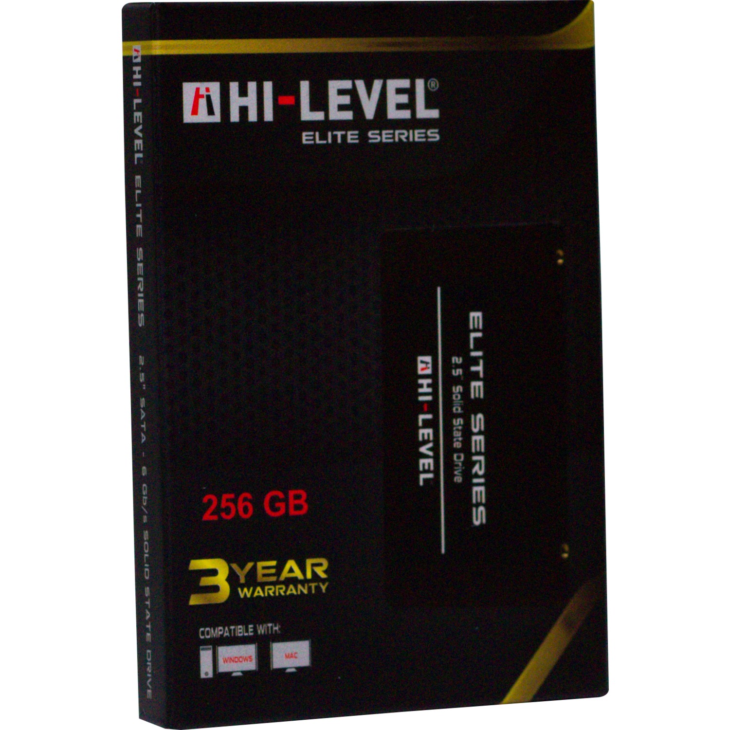 Hi-level Elite Series 256 Gb 560/540Mb/s 2.5’’ Ssd HLV-SSD30ELT/256G