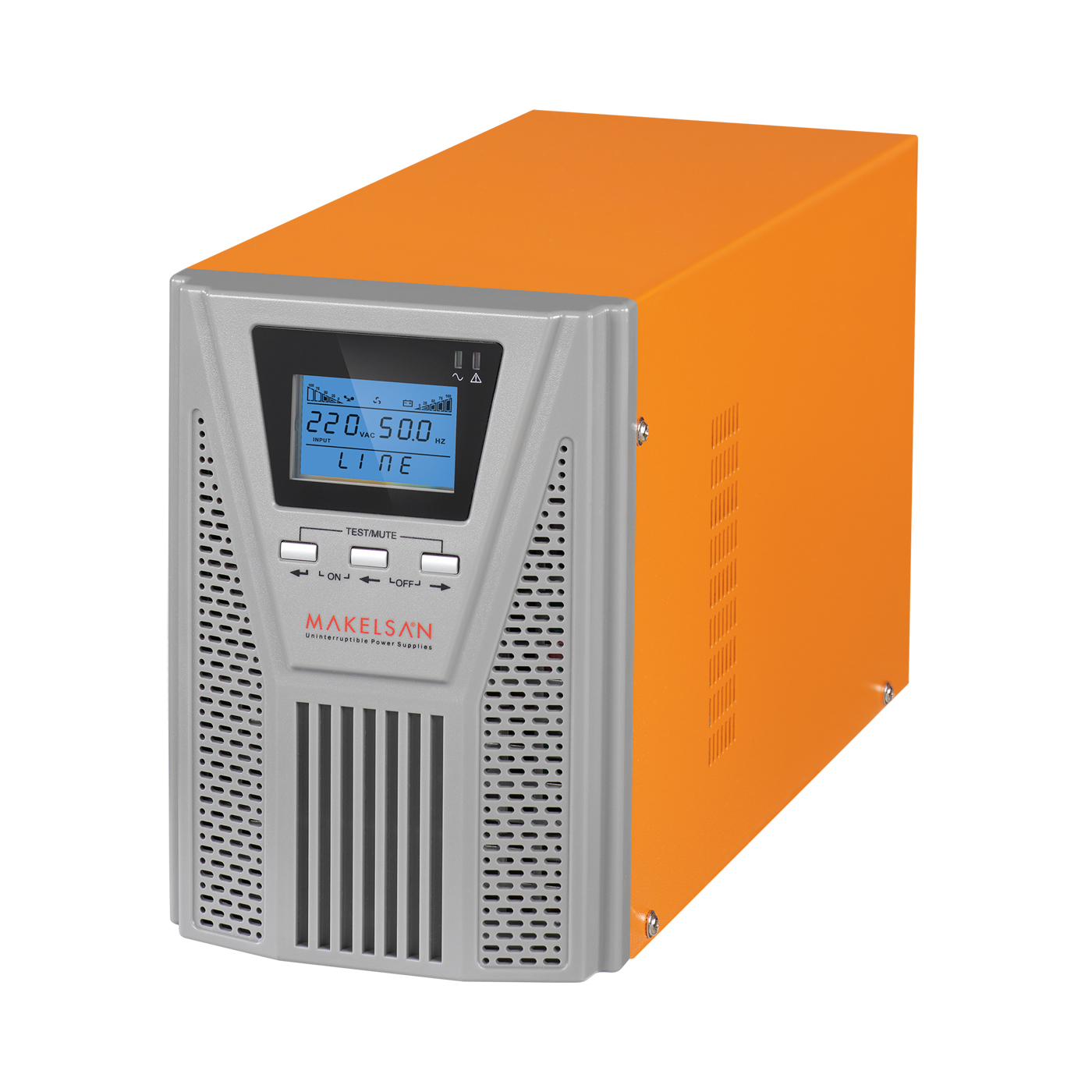 Makelsan Powerpack SE 1 Kva 5-10Dk 2x12V/9Ah 1F/1F Onli̇ne Ups MU01000N11EAV06