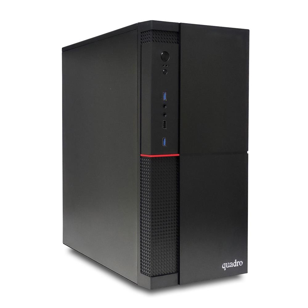 Quadro Solid DHA- 41825 Ci3 4130 3.4Ghz 8gb 256gb Ssd ONB VGA Freedos Masaüstü Bilgisayar -DVD YOK-