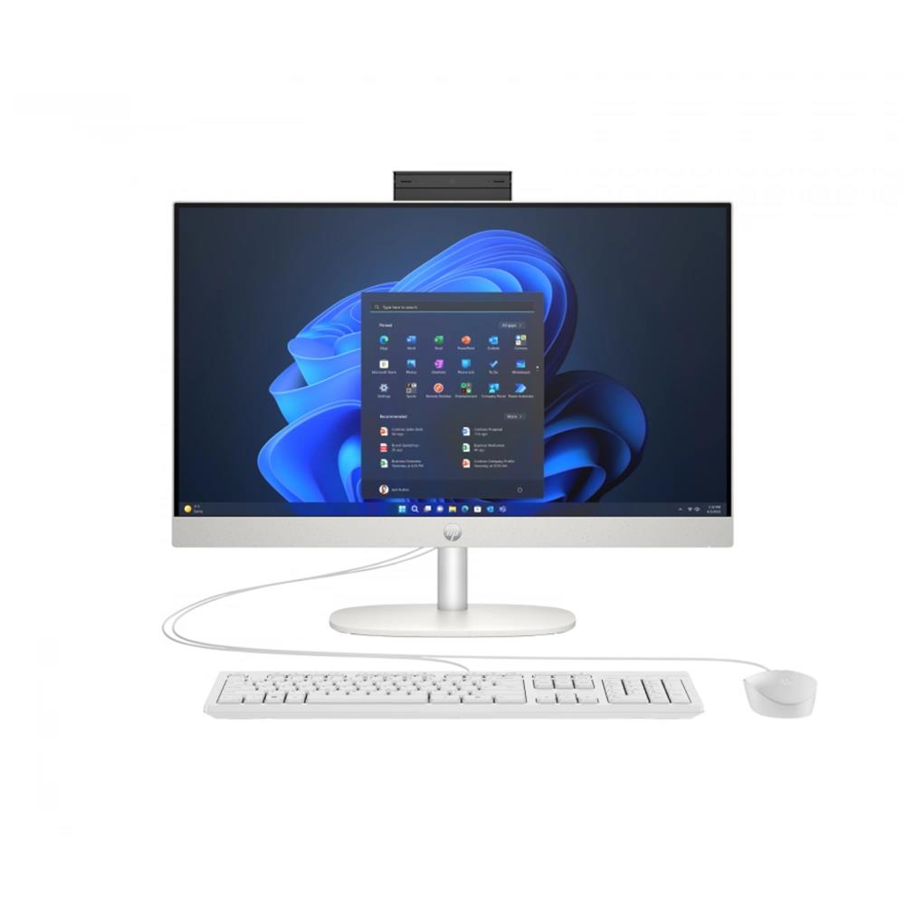 HP ProOne 240 G10 D36TSRF Ultra 5 125U 32Gb 512Gb Ssd 23.8 FHD Beyaz Freedos AIO Bilgisayar