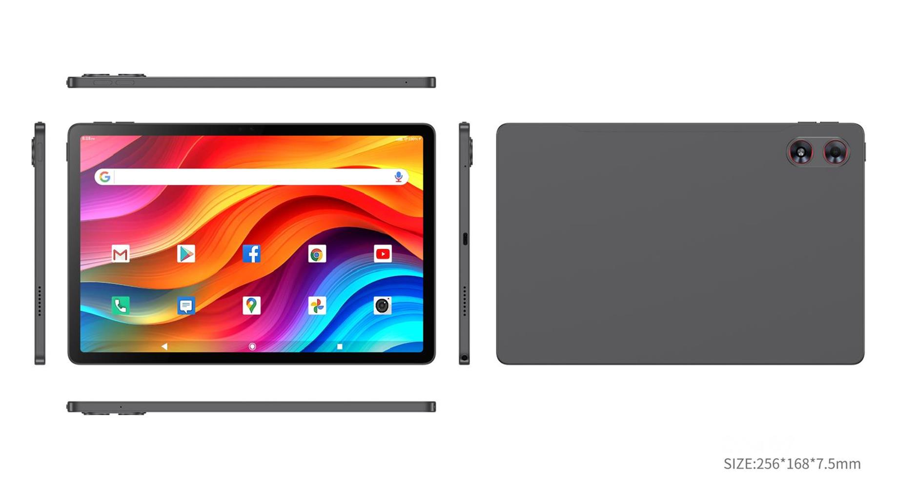 Technopc Quantum Elise T90A Tablet 10.95’’ IPS Fhd 8 Core 2GHz 8-256Gb 5-13MP Deri Kılıf Aktif Kalem