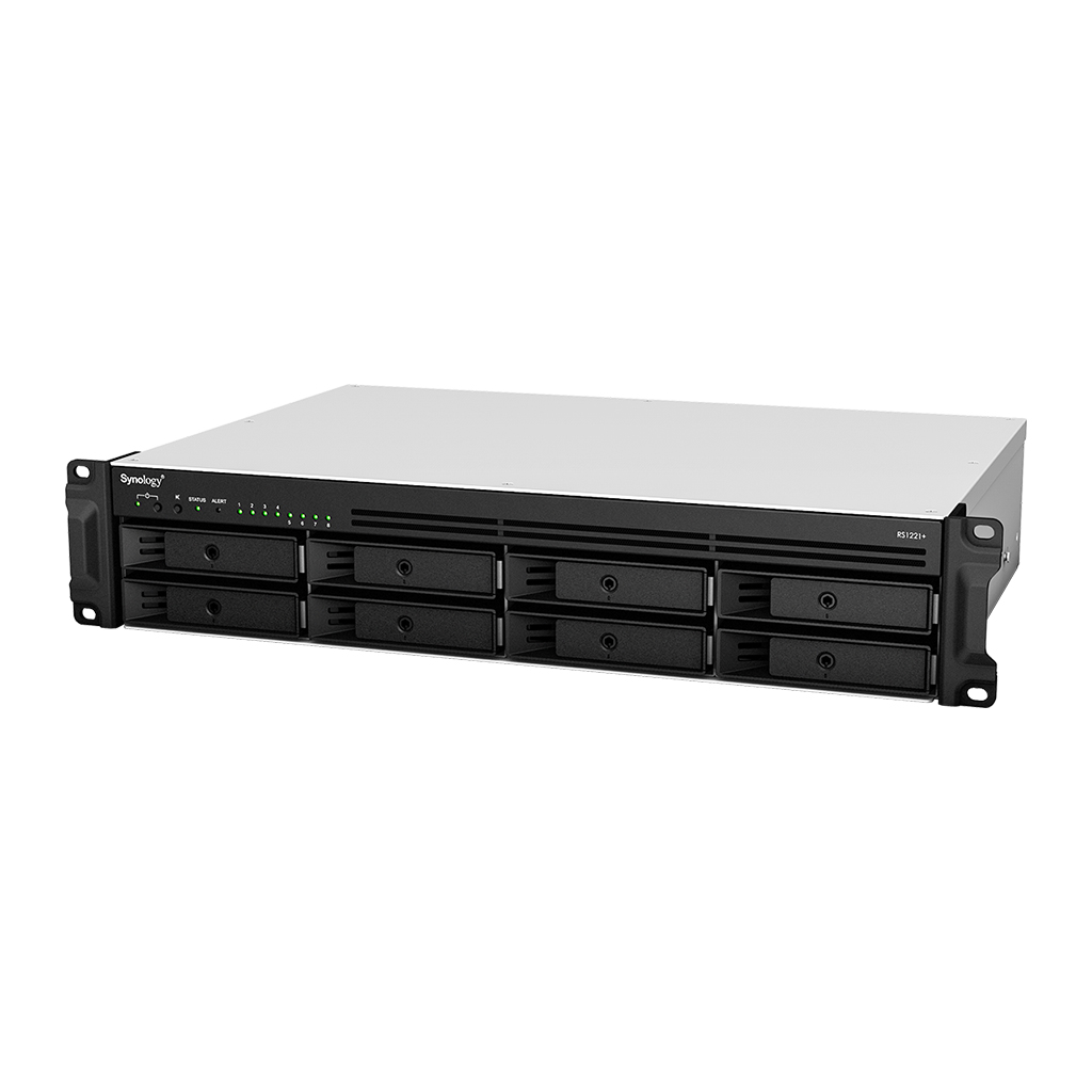 Synology RS1221PLUS 4Gb 8 Bay 4xGlan Rackmount Depolama Ünitesi