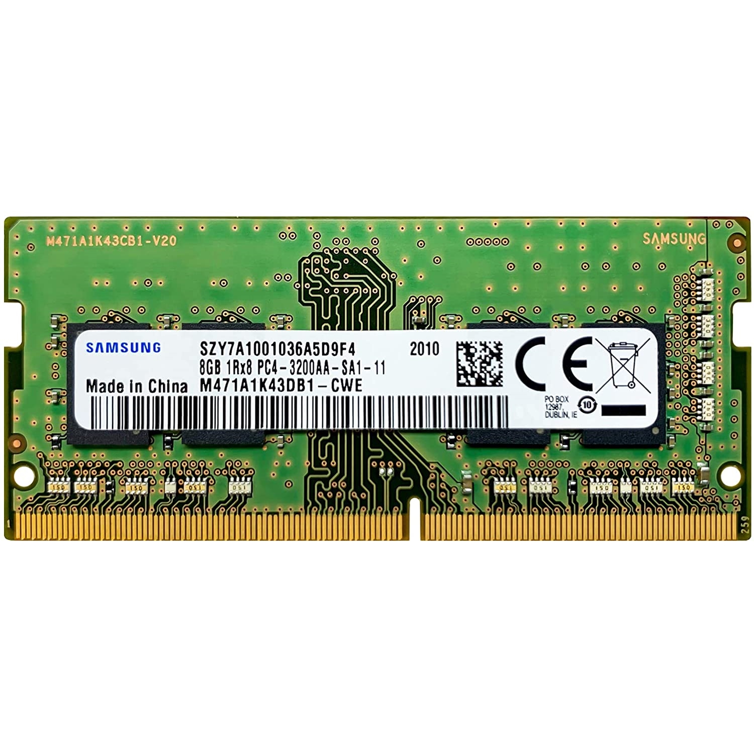 Samsung 8 Gb 3200Mhz Ddr4 Bulk SAMSO3200/8 Notebook Ram