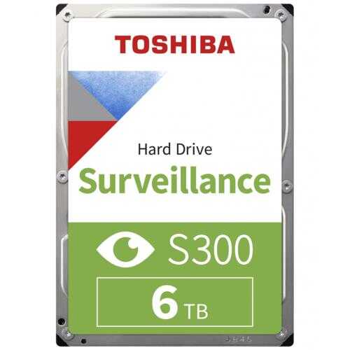 Toshiba S300 6Tb 5400Rpm 256mb Sata3 6Gbit/sn HDWT860UZSVA 7/24 HDD