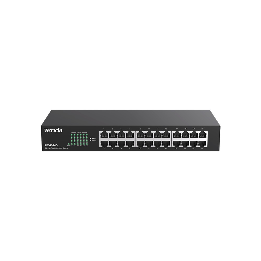 Tenda TEG1024D 24 Port 10/100/1000 Yönetilemez Rack Mount Switch