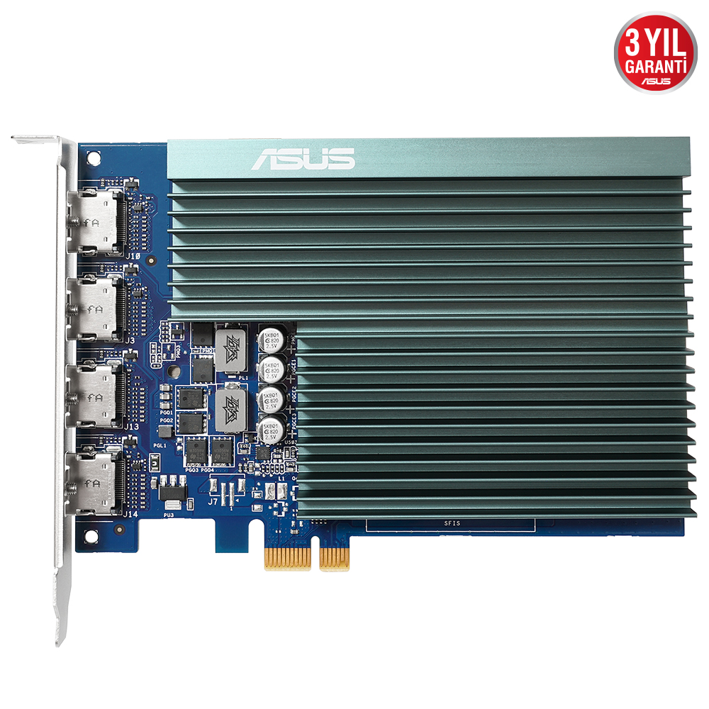 Asus GT730-4H-SL-2GD5 GT730 2 Gb Gddr5 64Bit 4xHdmı 16X Ekran Kartı