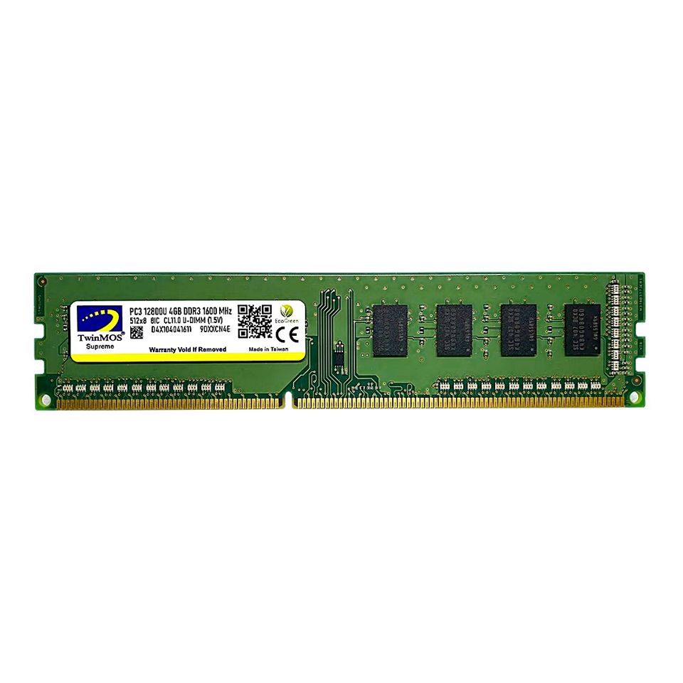 Twinmos 4 Gb 1600MHz Ddr3 1.5V Pc Ram MDD34GB1600D