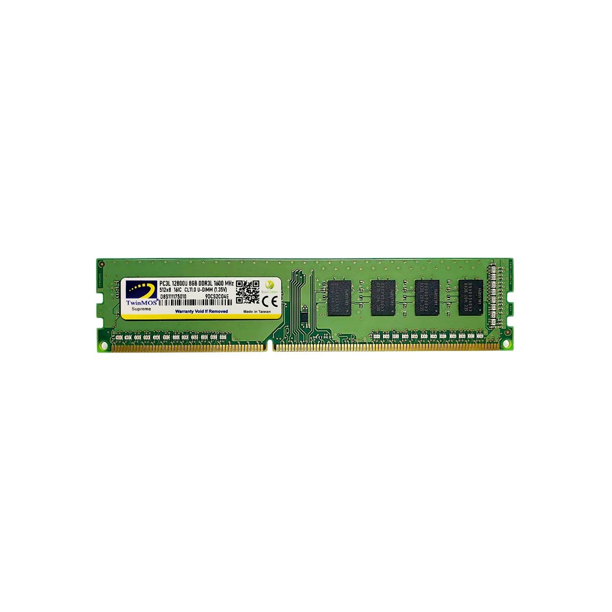 Twinmos 8 Gb 1600Mhz Ddr3 1.35V Pc Ram MDD3L8GB1600D