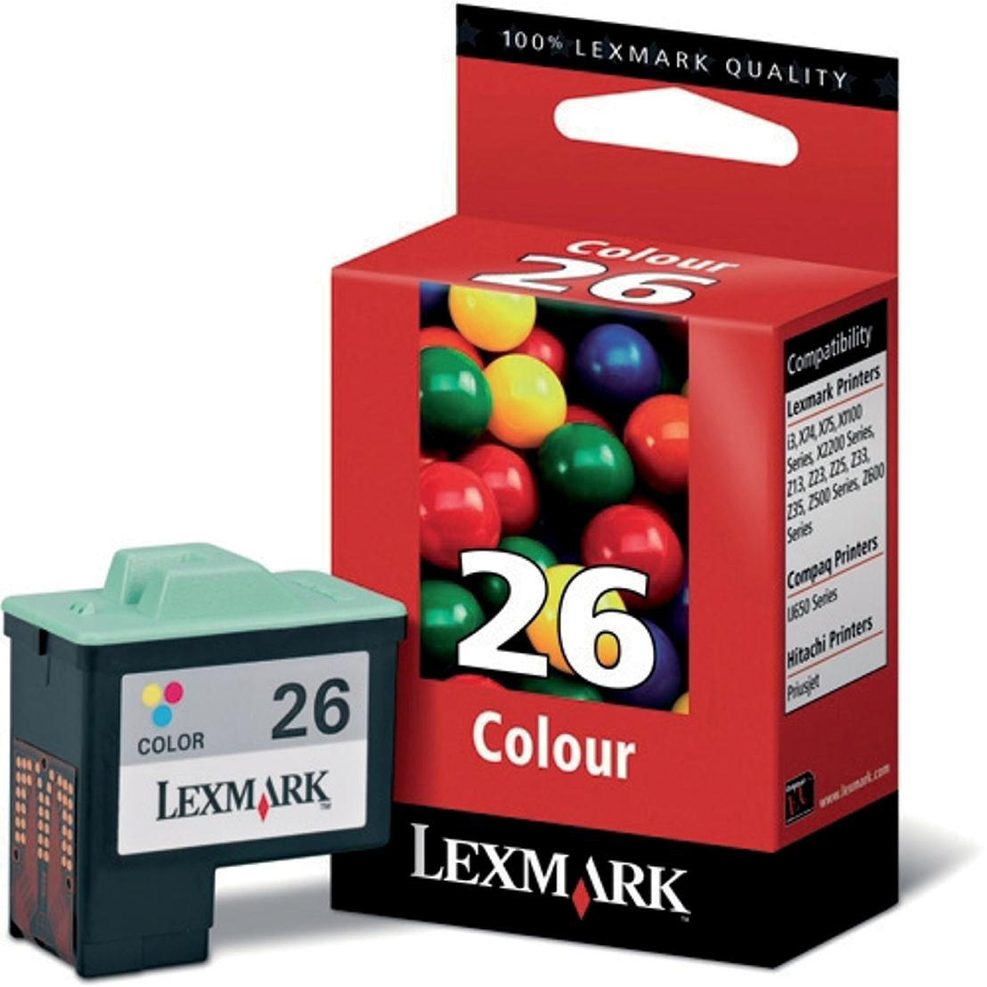 Lexmark%2010N0026E%20Renkli̇%20Kartuş%20No:26