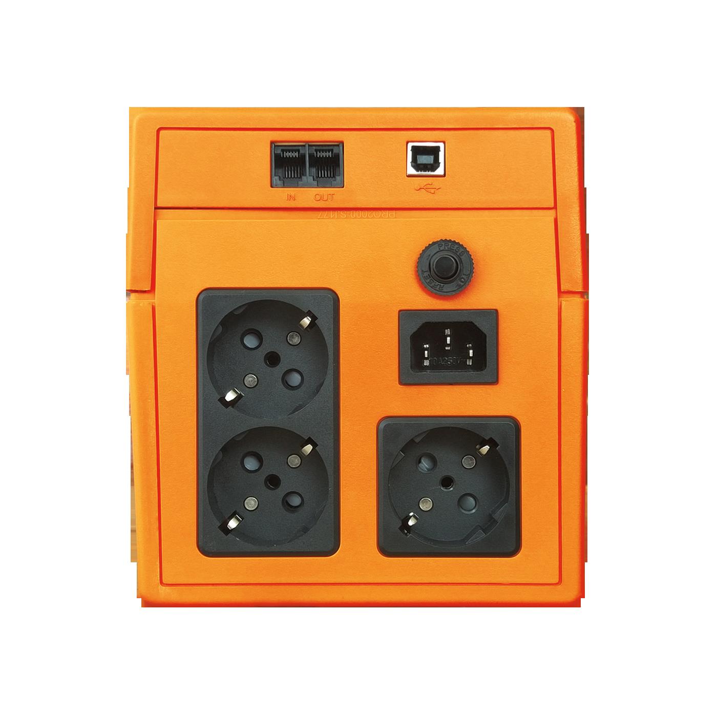 Makelsan Lion 1200Va 2x12V/7Ah Line Interactive Ups MU01200L11EA005