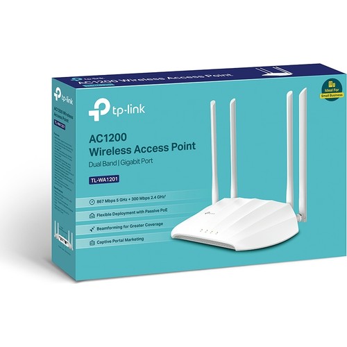 Tp-Link%20TL-WA1201%20300+867MBPS%201%20Port%204%20Anten%202.4/5GHz%20Indoor%20Access%20Point