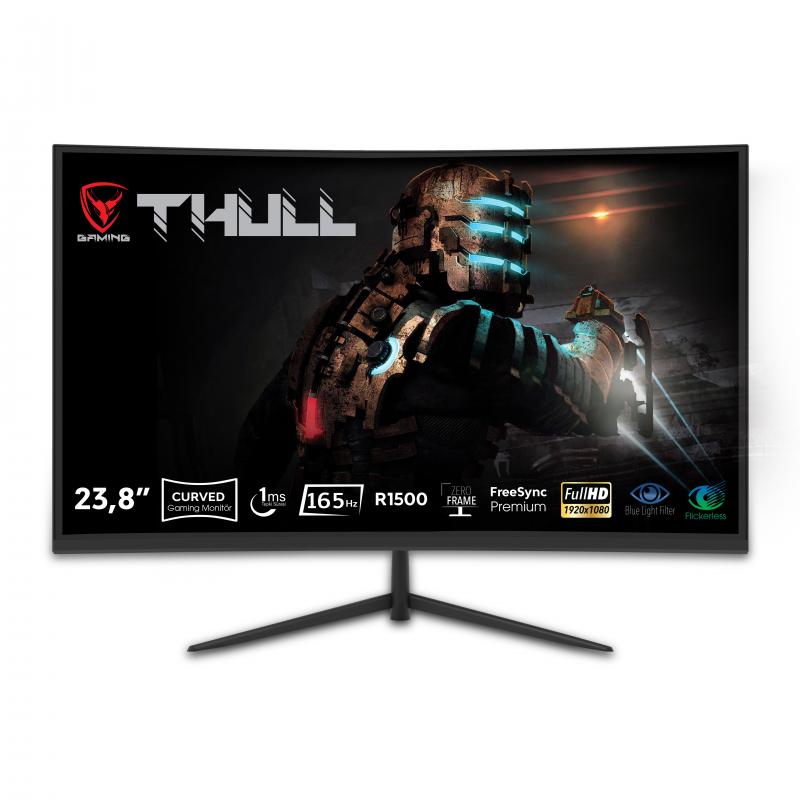 Thull TG-238C 23.8’’ 1MS 165HZ FHD HDR300 VGA/HDMI/DP Vesa Freesync Premium Curved Led Gaming Monitör