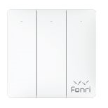 Fonri WF3-EL3-0203-03 Wifi Kablosuz Akıllı Dokunmatik Üçlü Duvar Anahtarı