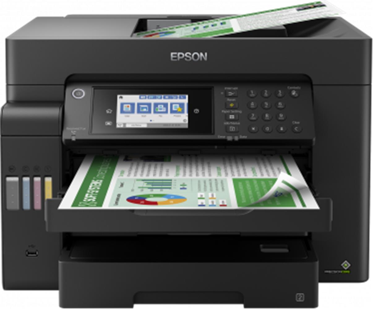 Epson L15150 MEAF Yazıcı Tarayıcı Fotokopi Faks Renkli Mürekkep Tanklı Yazıcı A3