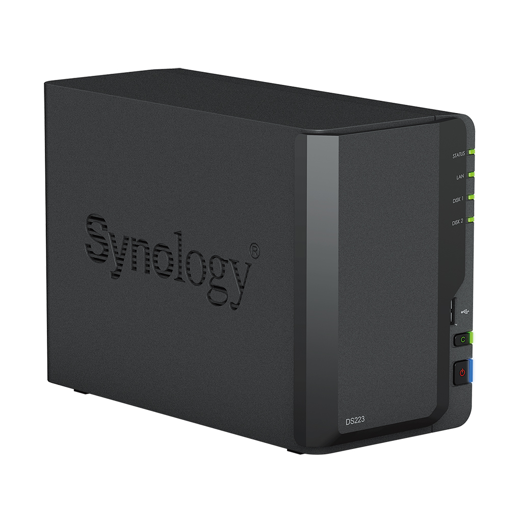 Synology DS223 2 Bay 1xGlan Nas Depolama Ünitesi