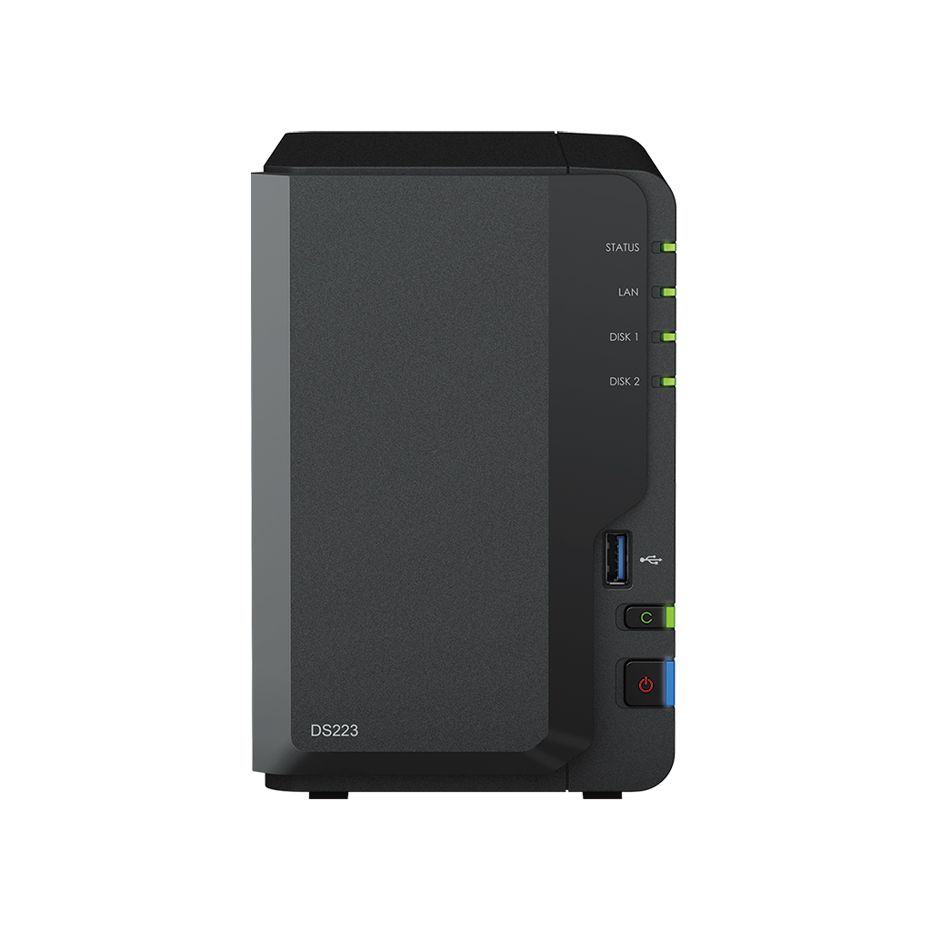Synology DS223 2 Bay 1xGlan Nas Depolama Ünitesi