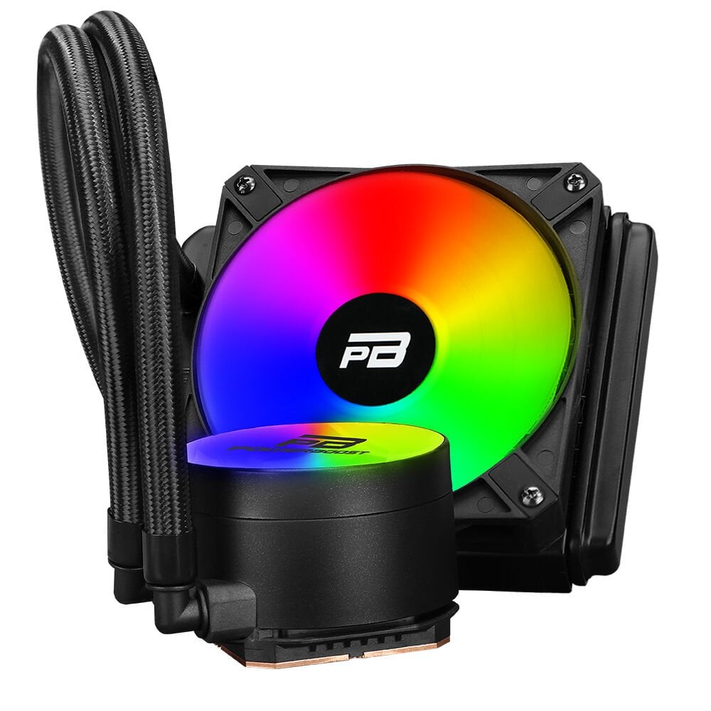 Power Boost Noble 120 120mm Lga1700/Am5 Soket Argb Sıvı Soğutma