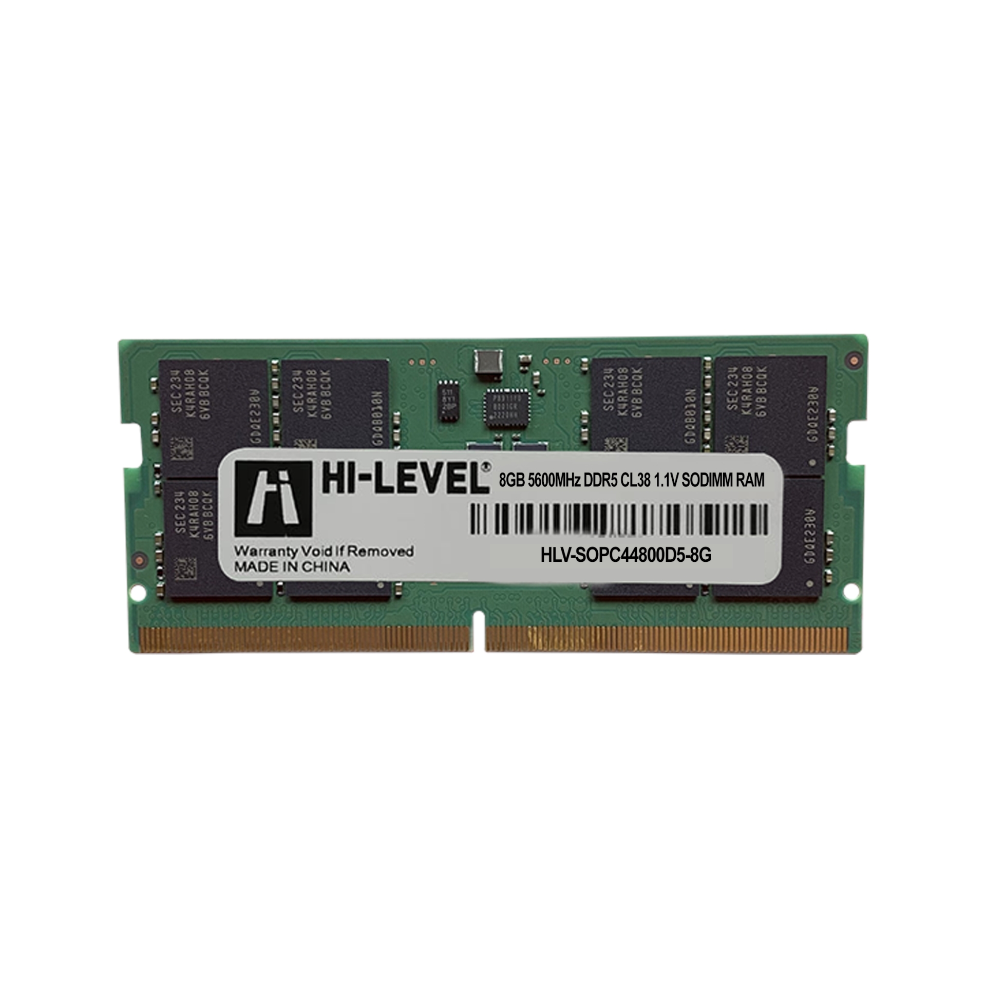 Hi-level HLV-SOPC44800D5-8G 8Gb 5600Mhz Ddr5 1.1V Notebook Ram