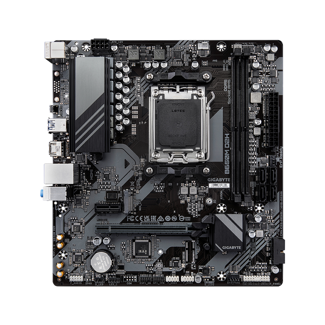 Gigabyte B650M-S2H 4xDdr5 Dp+Vga+Hdmi 4xM.2 Am5 Anakart