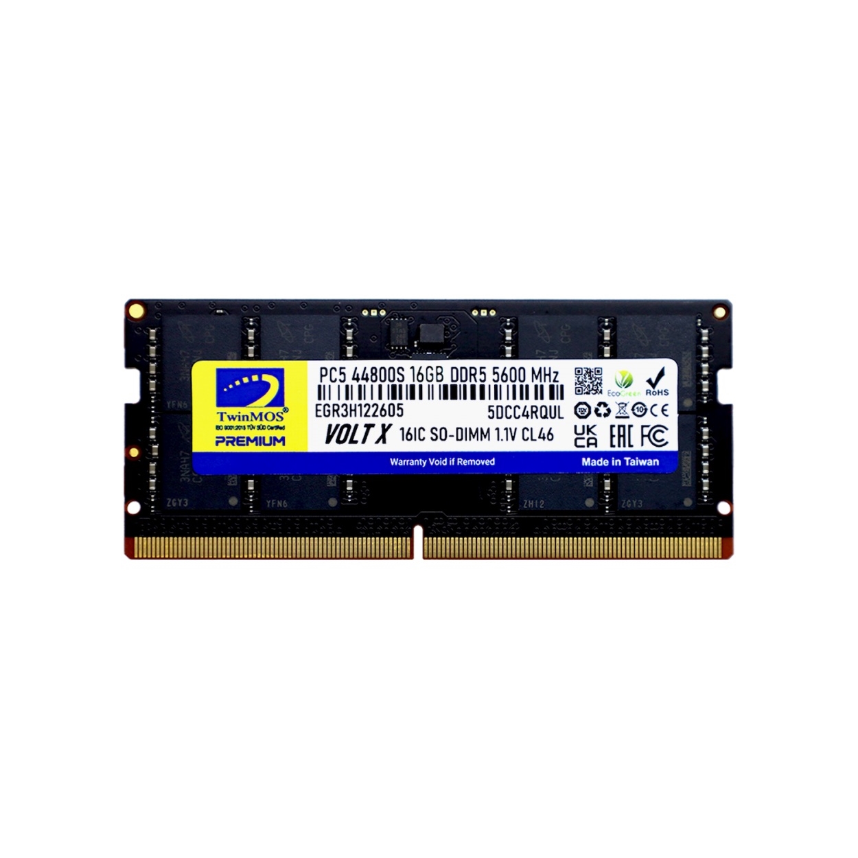 Twinmos TMD516GB5600S46 16 Gb 5600Mhz Ddr5 Notebook Ram