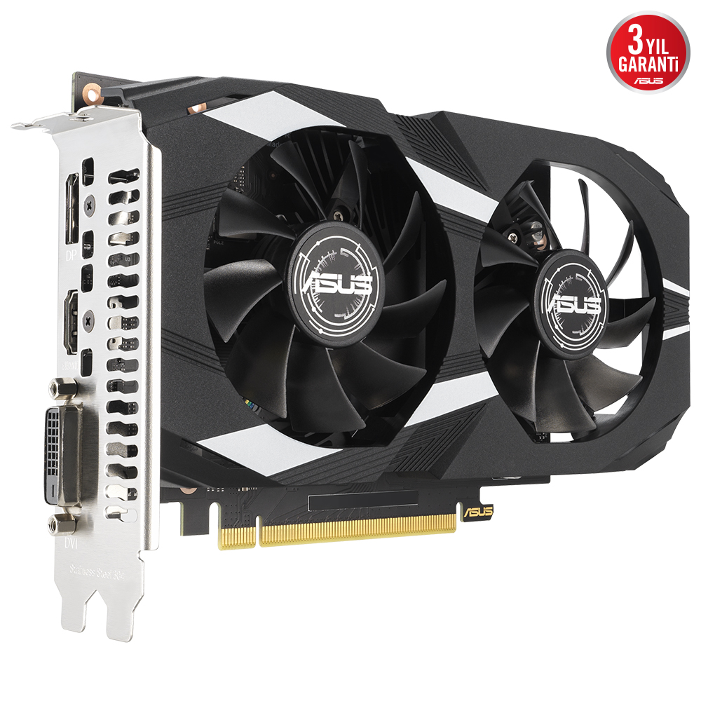 Asus DUAL-RTX3050-O6G RTX3050 6Gb Gddr6 Hdmı 3xDp Pcı-e 4.0 Ekran Kartı